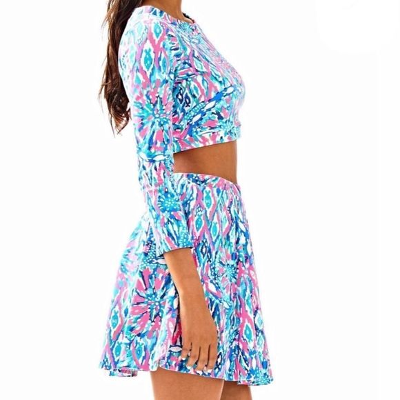 Lilly Pulitzer Dresses & Skirts - LILLY PULITZER CARLITA SKORT SET TIKI PINK SHAKE IT UP